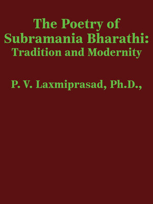 cover image of The Poetry of Subramania Bharathi